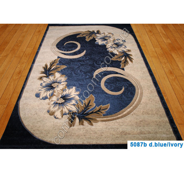 Ковер Nidal 5087b blue-ivory - Фото 1